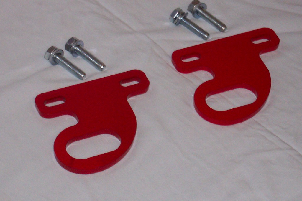 'A' front tow hooks