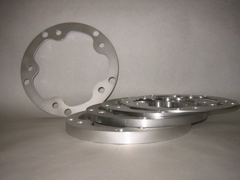 Aluminum wheel spacers